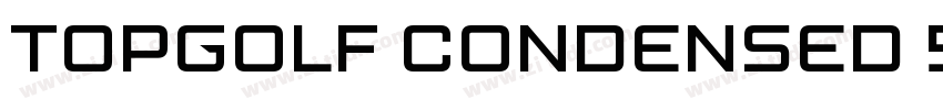 Topgolf Condensed 50字体转换